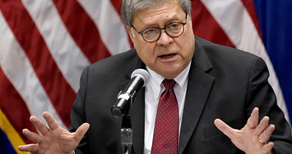 Trump’s Attorney General Barr Denies Voter Fraud In Us 2020 Election