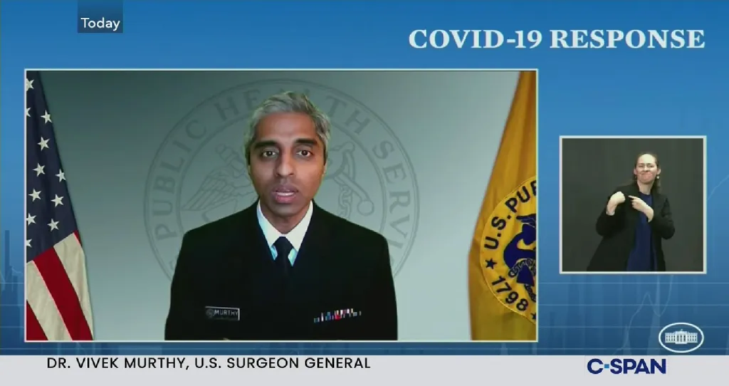U.S. Surgeon General Vivek Murthy Says, Additional Funds To Places Hit disproportionately by COVID-19