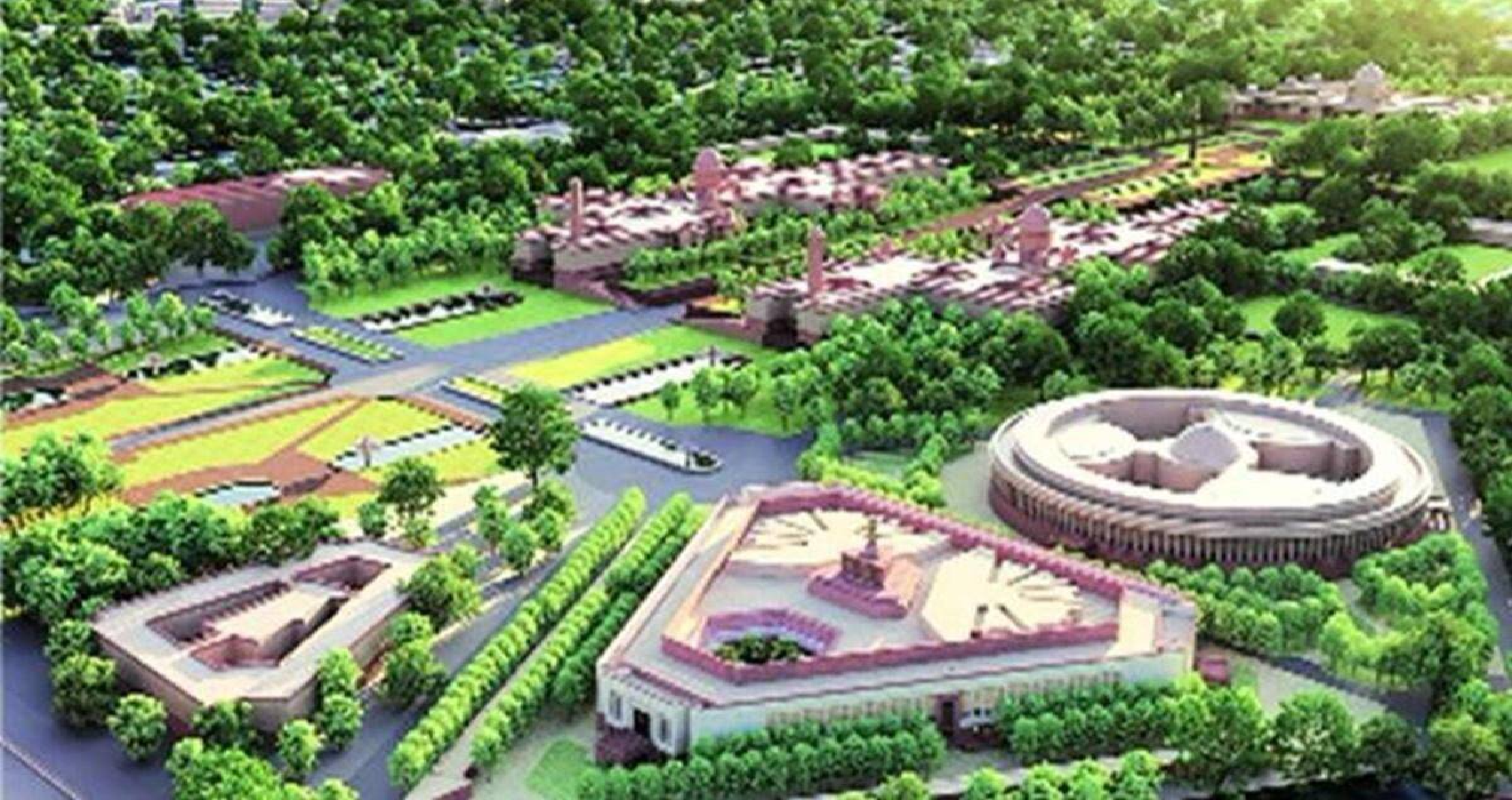 Amidst Deadly Pandemic, Work At Delhi’s Rajpath As Central Vista Redevelopment Project Takes Shape