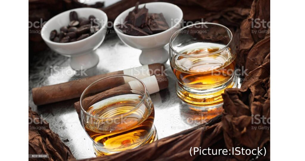 Chocolate With Whisky And Rum
