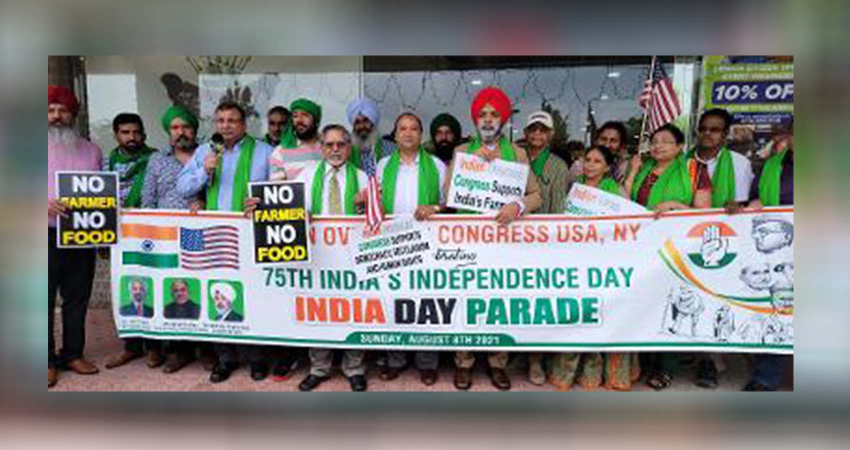 India Day Parade in New York Throws Light On Sympathizers of Farmer’s Issue in India