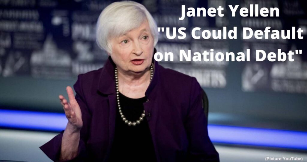Janet Yellen Warns, US Could Default On National Debt In October