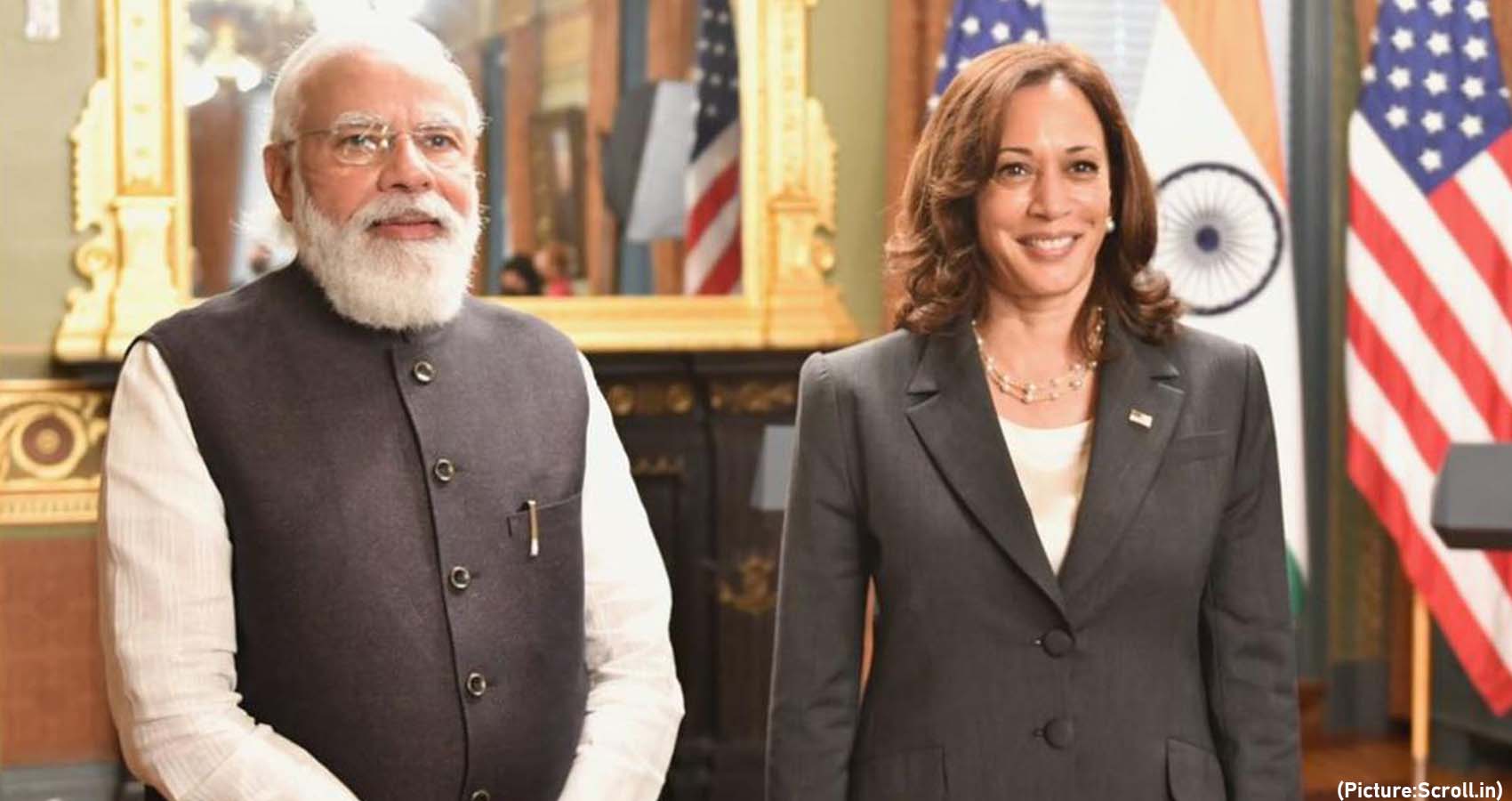 Prime Minister Modi Meets With Vice President Kamala Harris