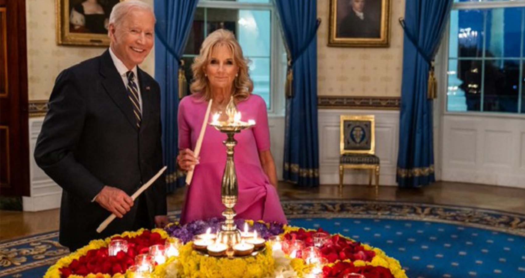 Joe Biden, Jill Biden, & Kamala Harris Greet Indian Americans During Diwali