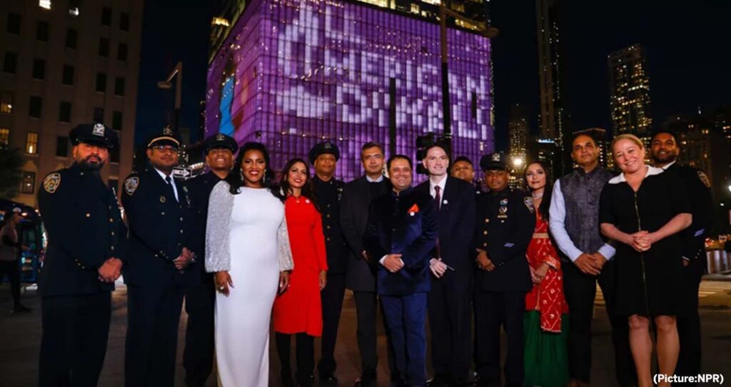 Diwali Lights Up World Trade Center