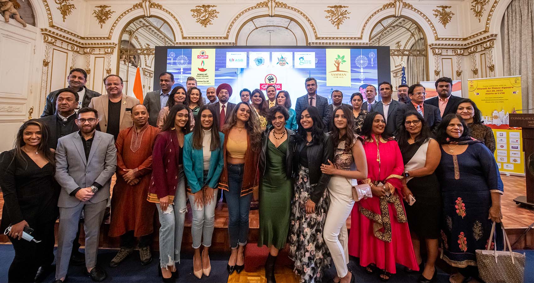 Curtain Raiser to Diwali at Times Square Held At Indian Consulate