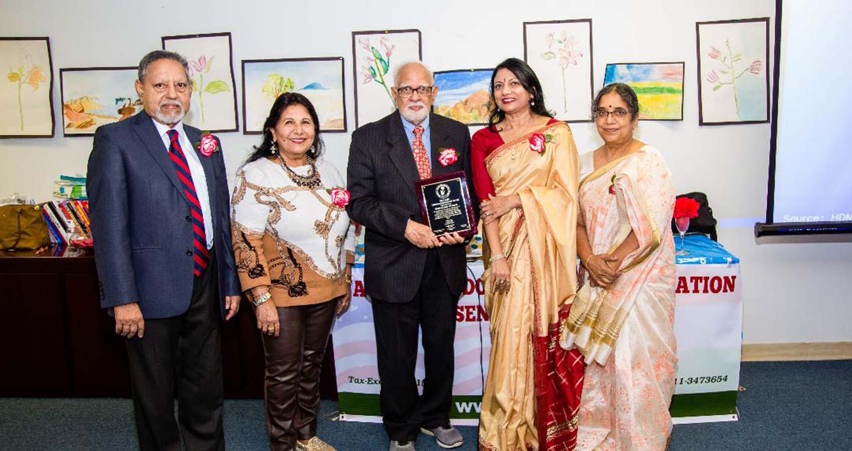 Rajeshwar Prasad Presented  Life Time Achievement Award At NIAASC Annual Meeting In New York