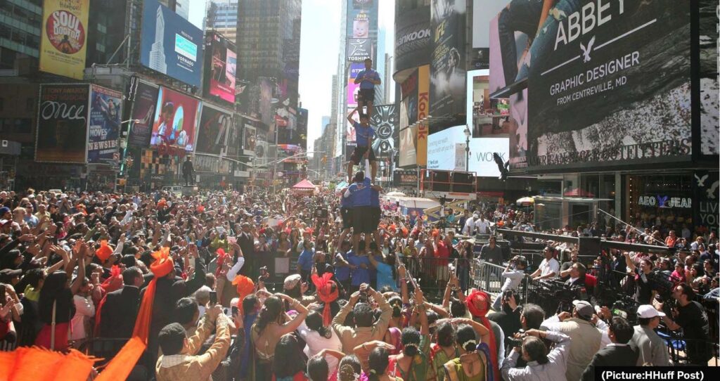 Diwali Celebrations Showcases Indian Culture At Times Square