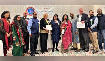 Air India’s all-women-crew pilots get a rousing welcome at Indian Consulate, New York