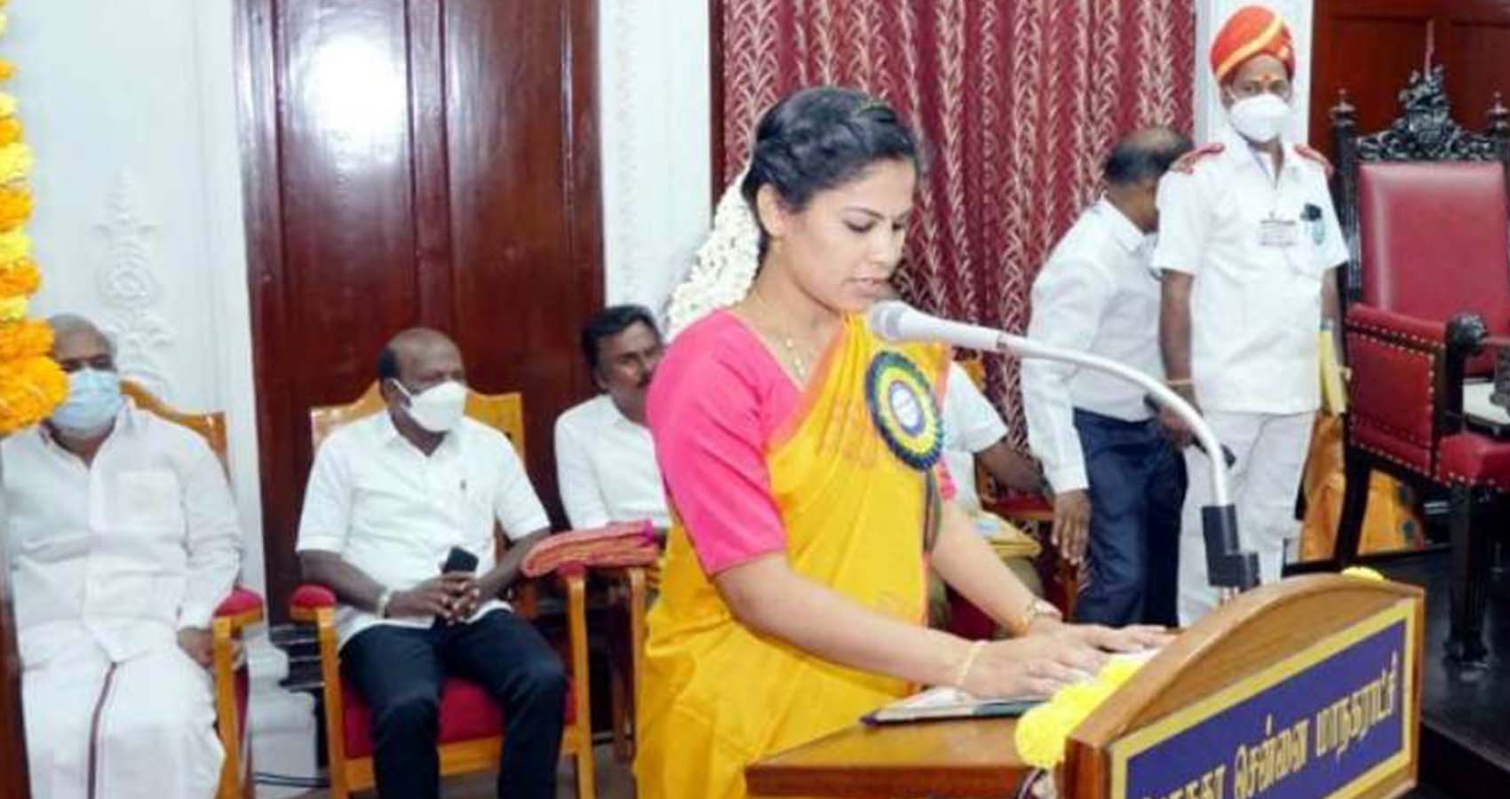 Priya, 28-Year-Old, Sworn In As Chennai’s Youngest Mayor