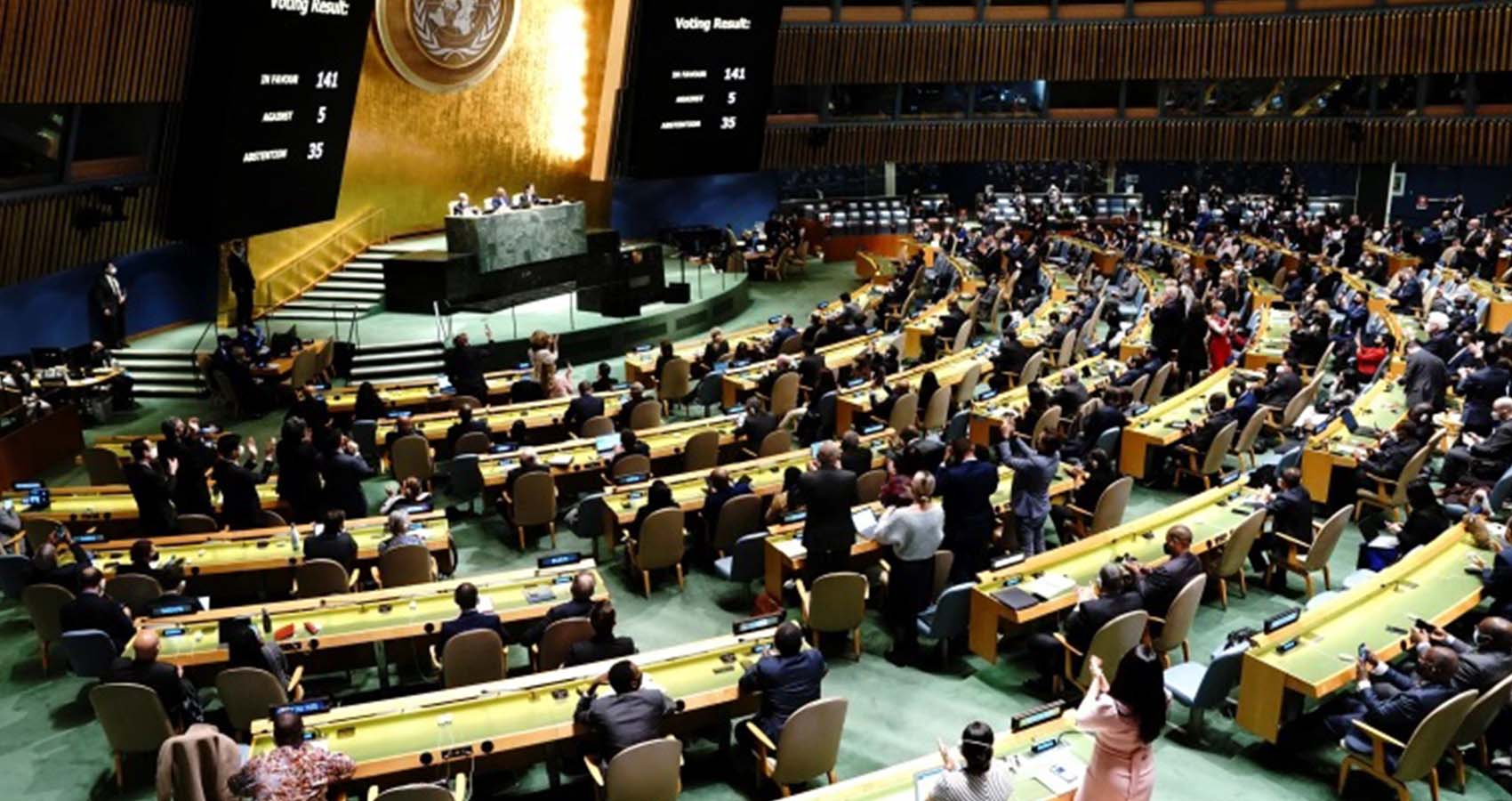 UN Assembly Votes To Demand That Russia Stop War In Ukraine