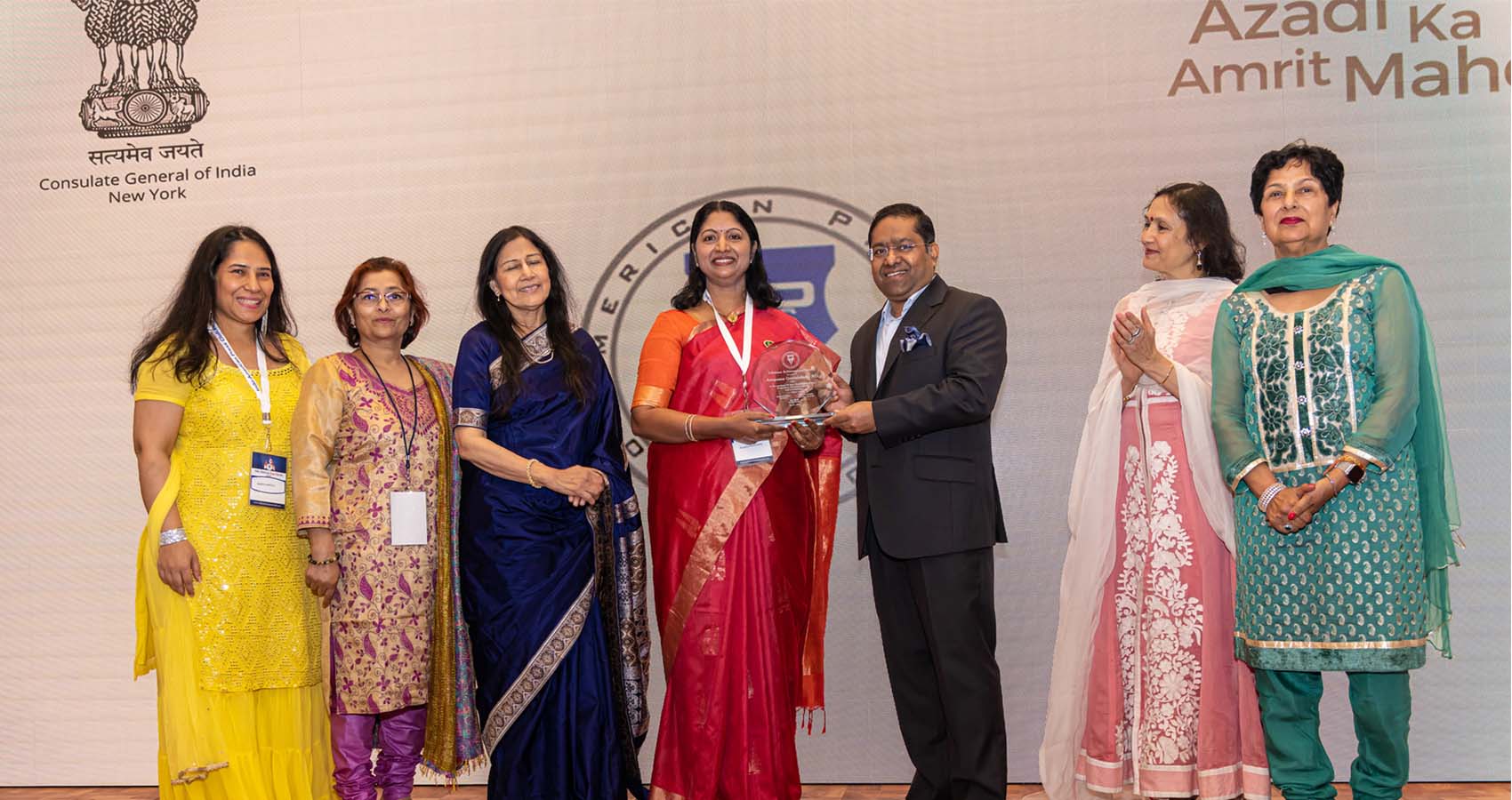 Dr. Anupama Gotimukula, President Of AAPI Presented With The Lifetime Achievement Award By IAPC