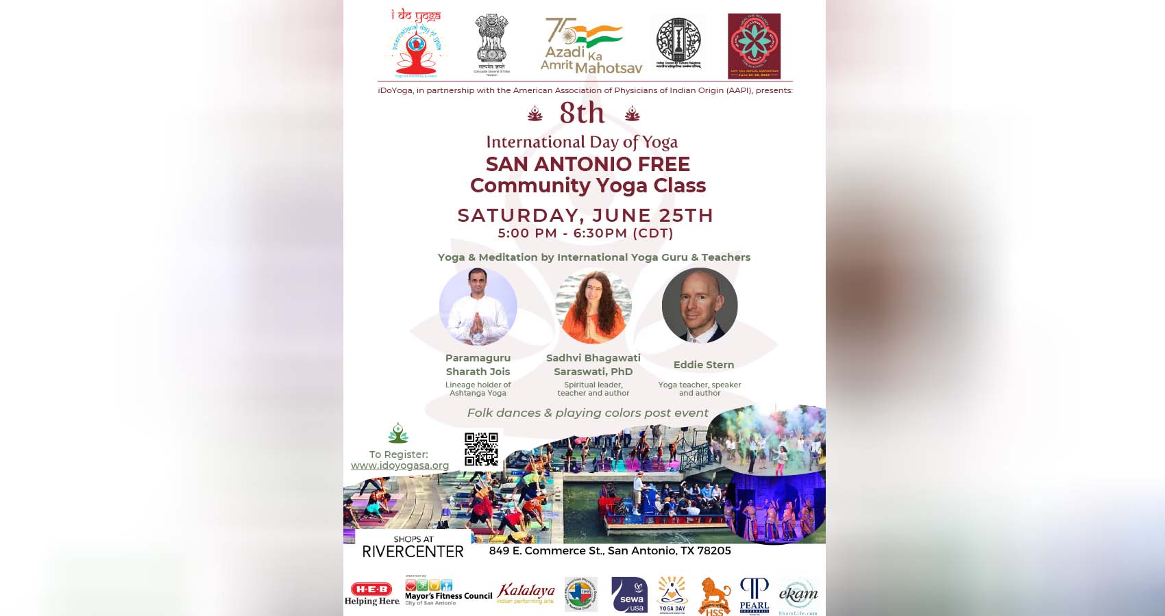 AAPI Will Celebrate 8th International Yoga Day With Focus On  “Heal the Healers” In San Antonio, TX