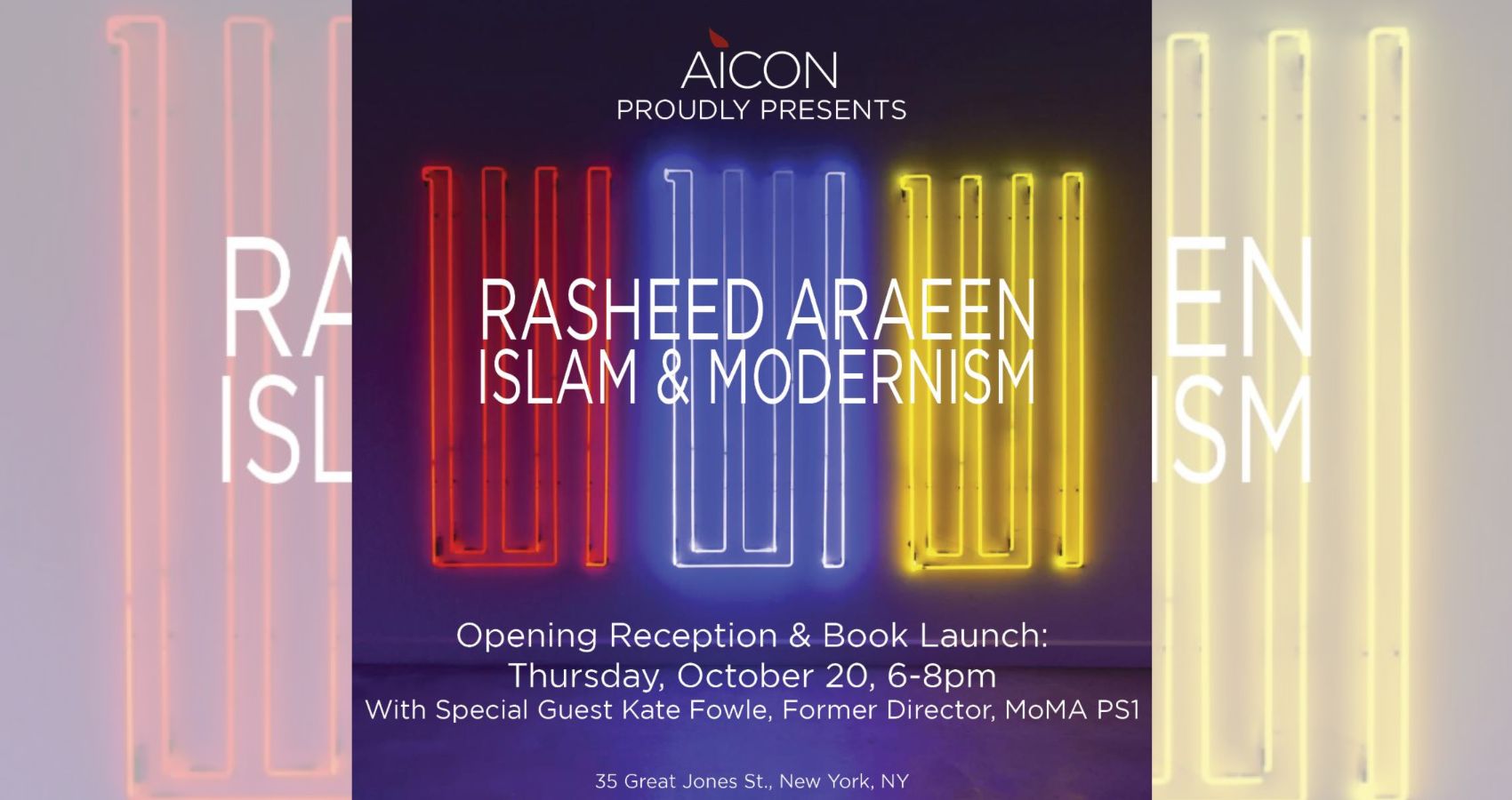 Aicon Announces Rasheed Araeen – Islam & Modernism