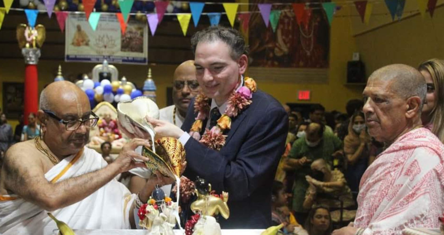 NYC Mayor Eric Adams Leads Durga Puja Celebrations In New York