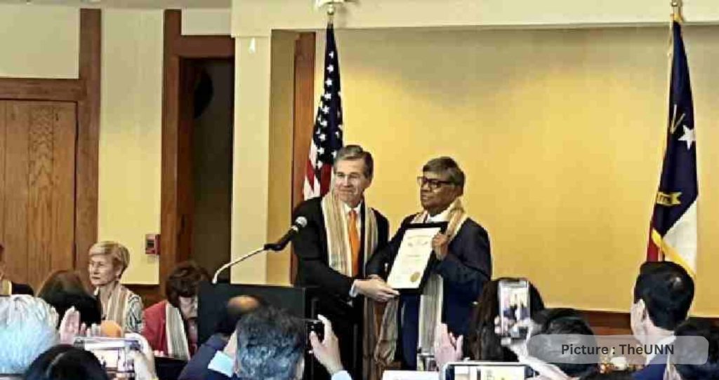Swadesh Chatterjee Given Highest State Honor In North Carolina