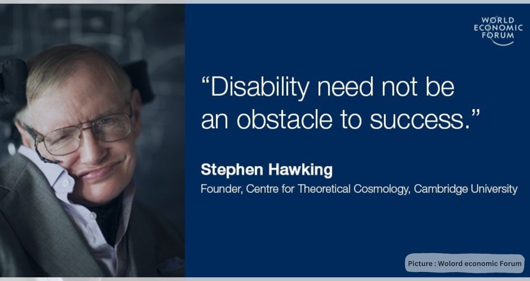 Disability Is Not A Barrier To Success In Life 