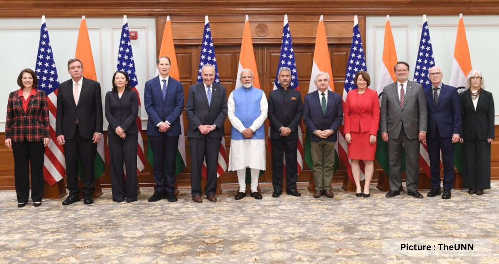 Senator Schumer, Congressional Delegation Meet PM Modi In India