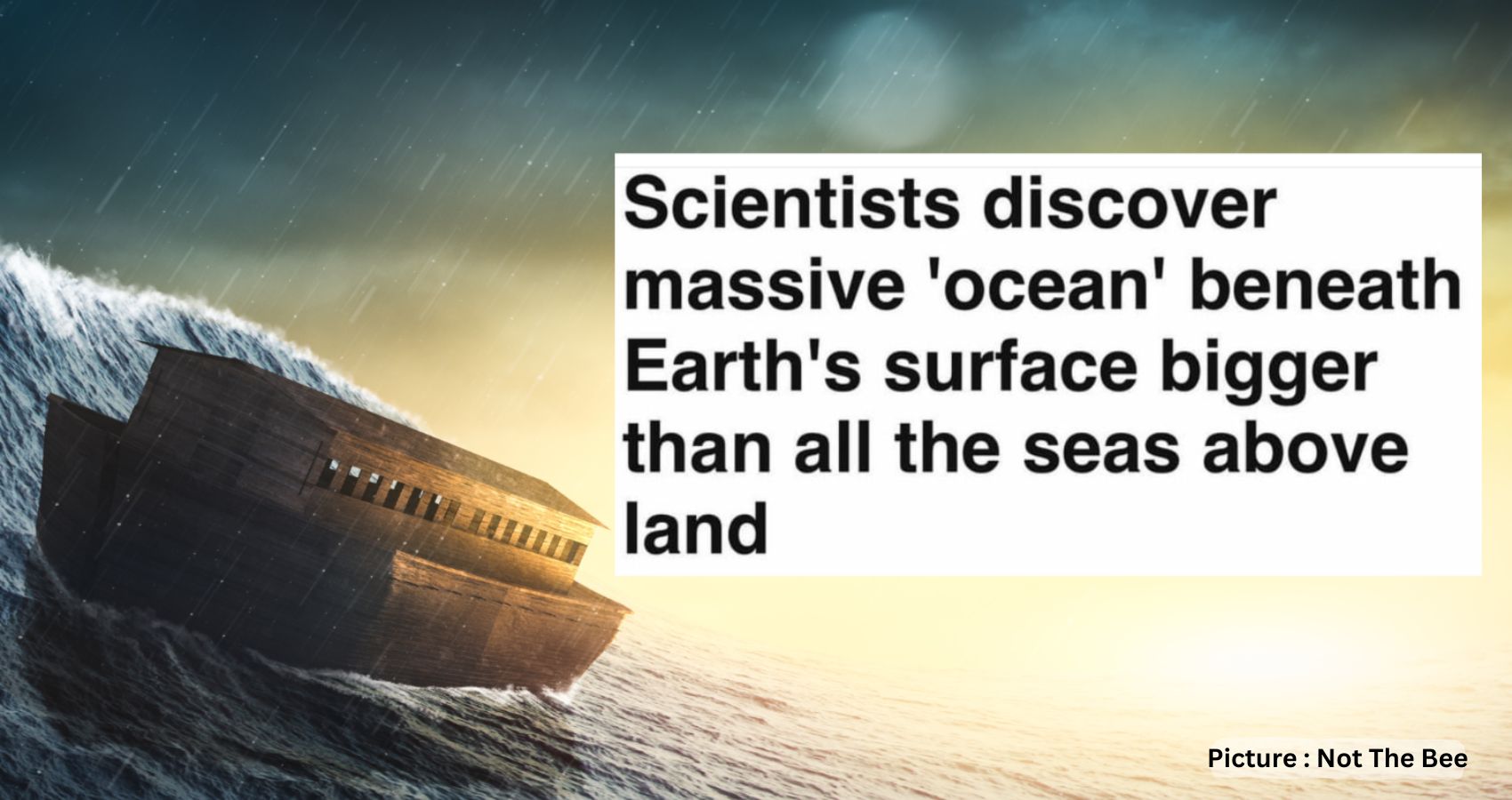 Massive ‘Ocean’ Beneath Earth’s Surface Bigger Than All The Seas Above Land
