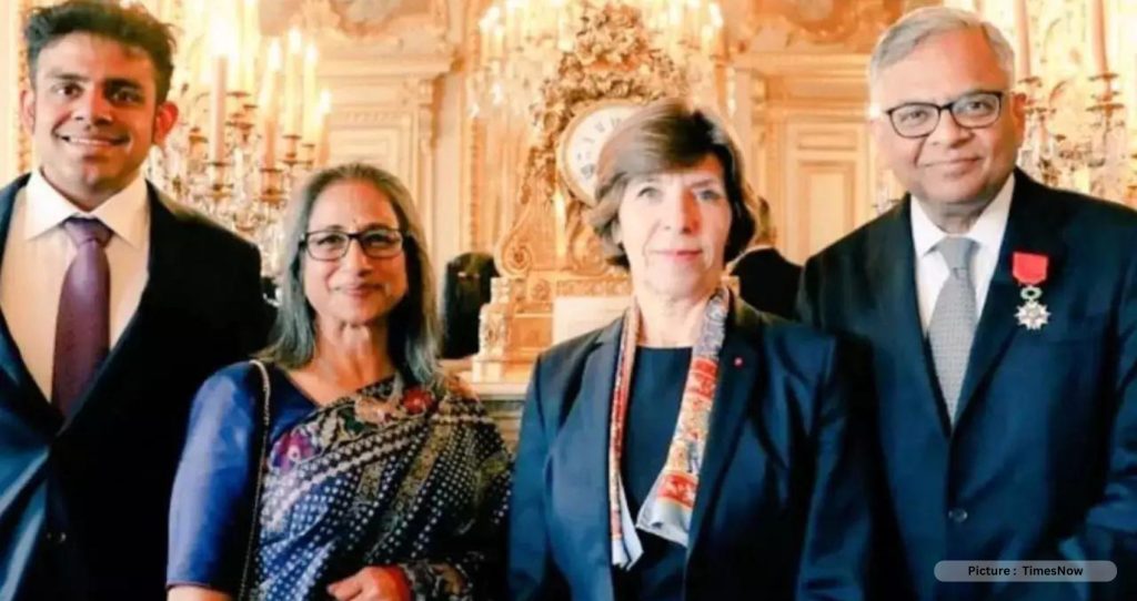 N Chandrasekharan Conferred With France’s Highest Civilian Award