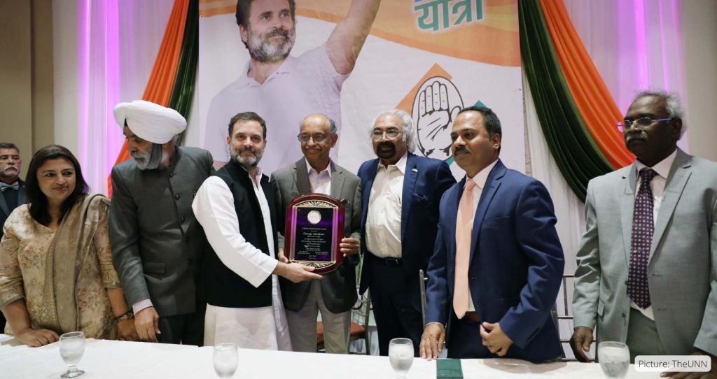 George Abraham Honored With Lifetime Achievement Award By Rahul Gandhi