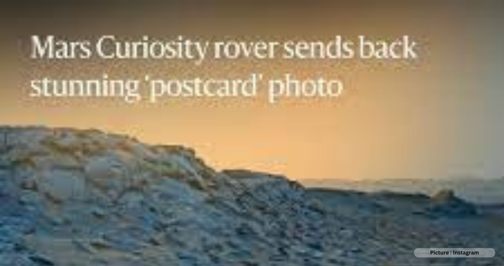 Stunning Postcard From Mars
