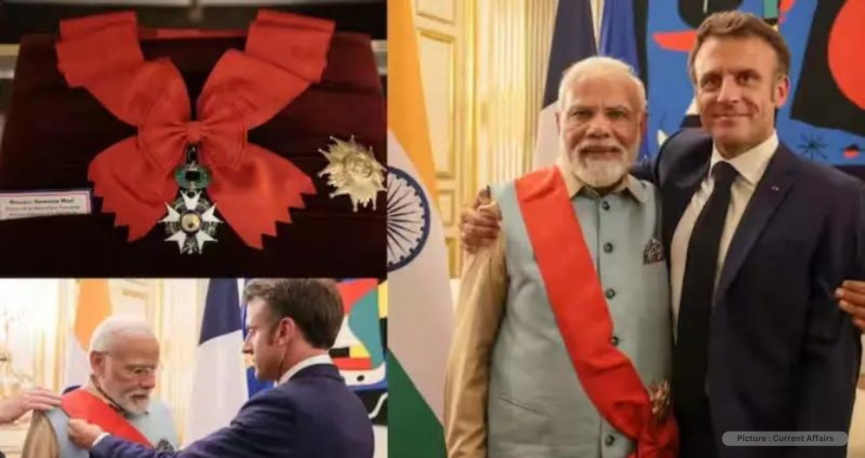 Narendra Modi Receives France’s Highest Honor, the Grand Cross of the Legion of Honour
