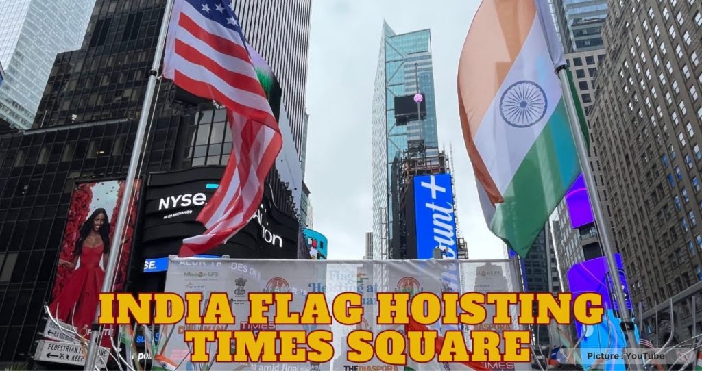 India’s 77th Independence Day Celebrations Held at Times at Times Square