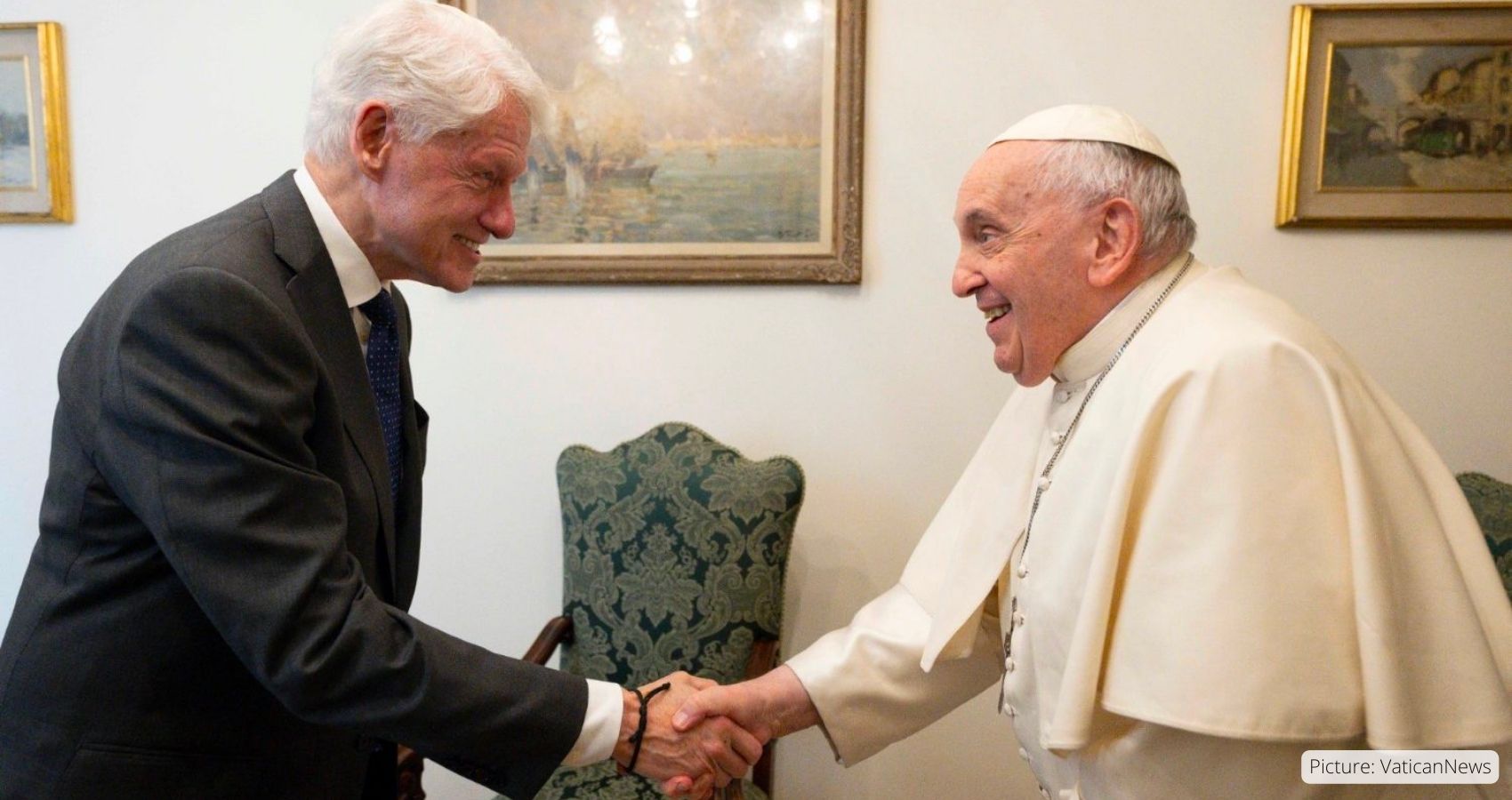 Pope Francis And Bill Clinton Discuss ‘Wind Of War That Blows Throughout The World’