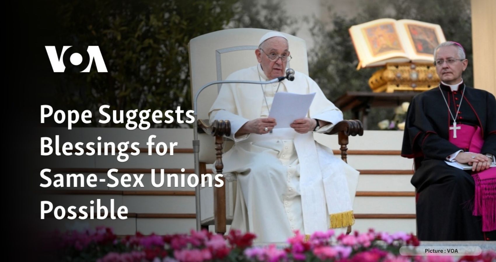 Pope Francis Suggests Possibility Of Blessing Same-Sex Unions