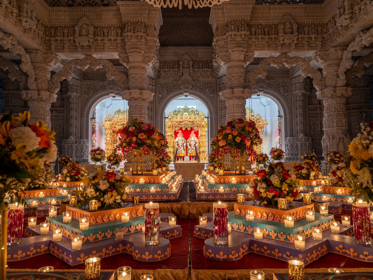 Diwali Celebrations Held At BAPS Swaminarayan Akshardham
