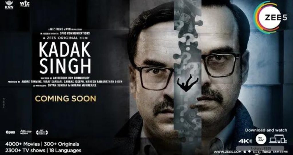 ZEE5 Global Announces Direct-To-Digital Film ‘Kadak Singh’ Starring Pankaj Tripathi