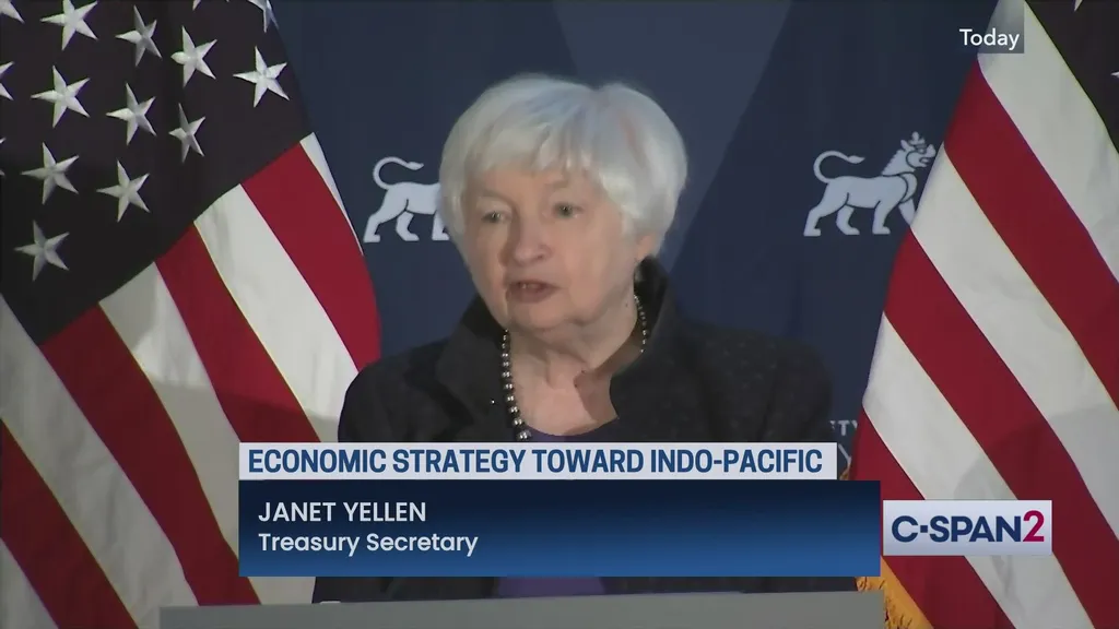 Secretary Janet Yellen Outlines Biden Administration’s Economic Strategy Toward The Indo Pacific Region