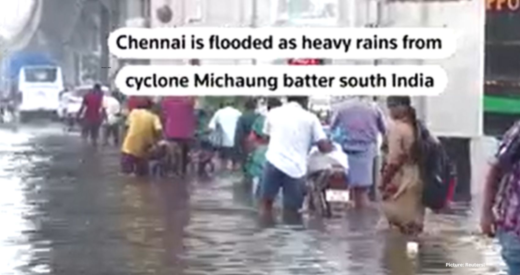 Cyclone Michaung Leaves Chennai in Deluge Crisis: Rescuers Battle Flooding as City Grapples with Devastation