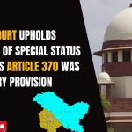 Featured & Cover India’s Supreme Court Upholds Abrogation Of Article 370 In Kashmir (YouTube)