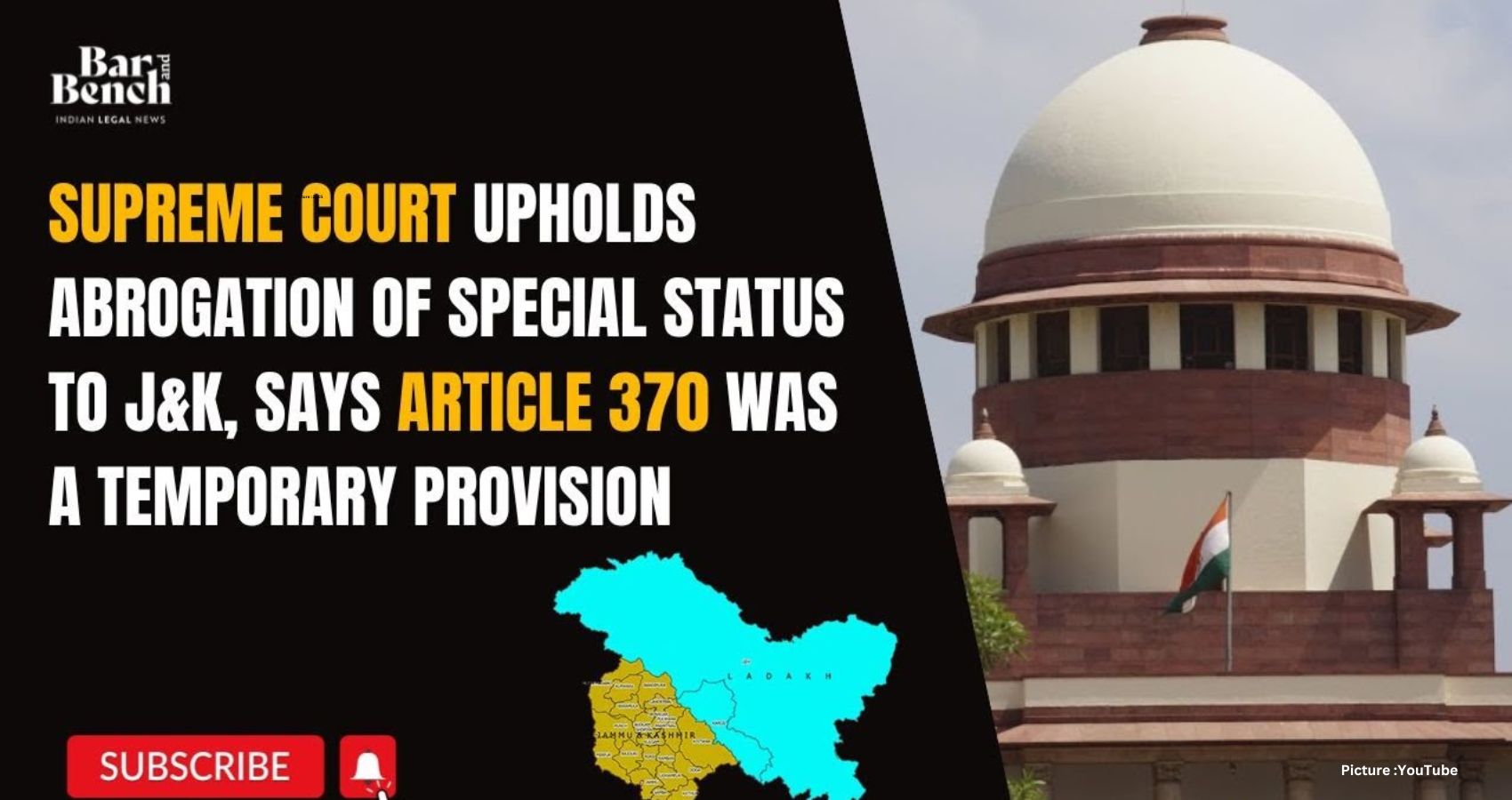 India’s Supreme Court Upholds Abrogation Of Article 370 In Kashmir, Directs EC To Hold Elections By September 2024