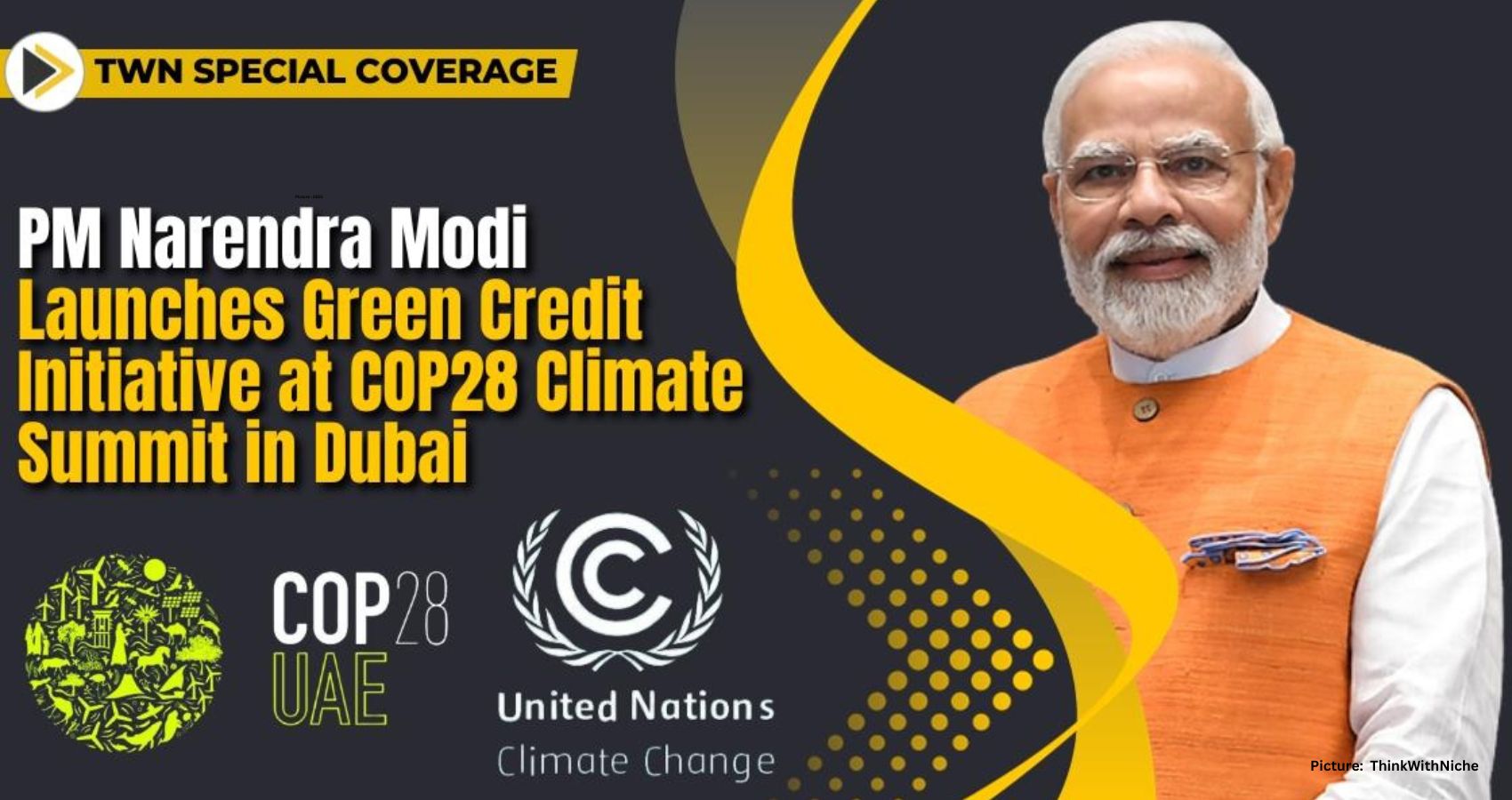 Featured & Cover Modi Announces Green Credit Initiative At COP28 (ThinkWithNiche)