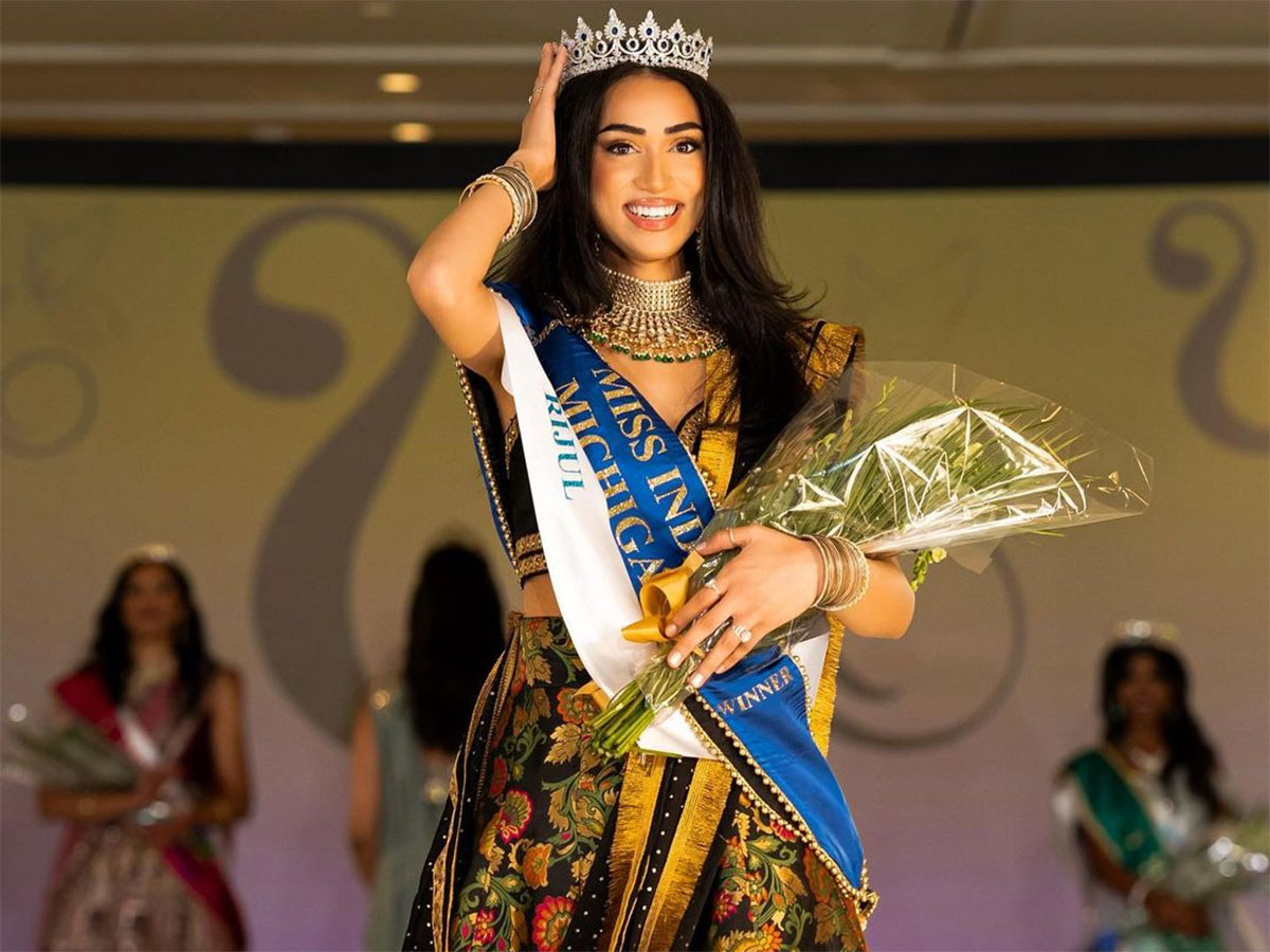 Rijul Maini A Med Student From Michigan Wins Miss India USA 2023 (M9 News)
