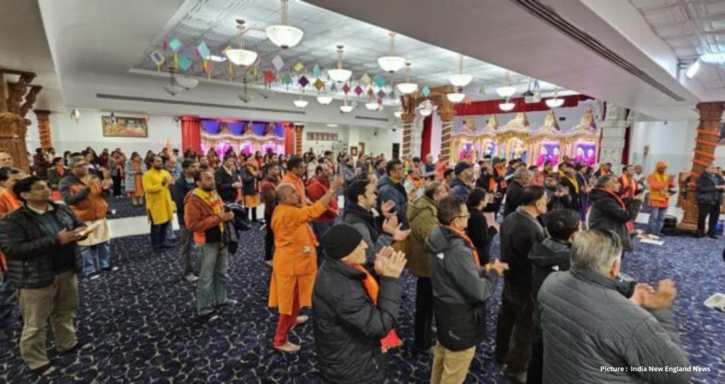 Hindu American Community Holds Grand Car Rally in Greater Boston to Celebrate Ram Mandir Inauguration