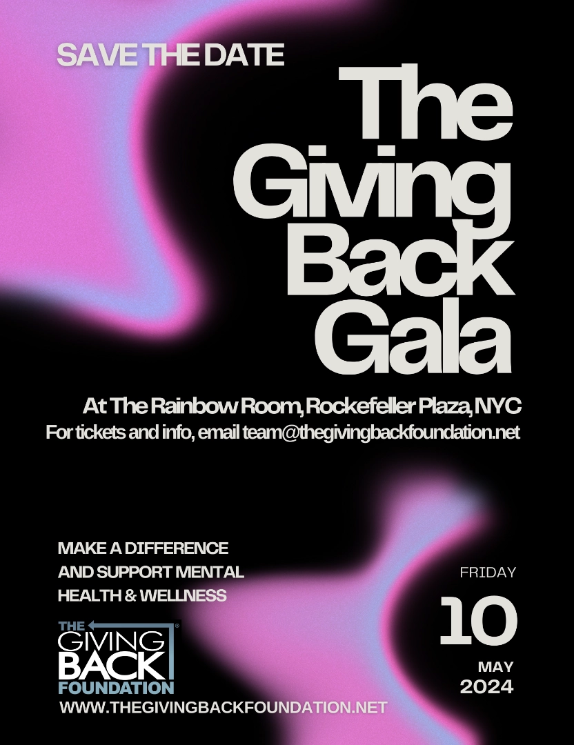The Giving Back Gala Sidebar