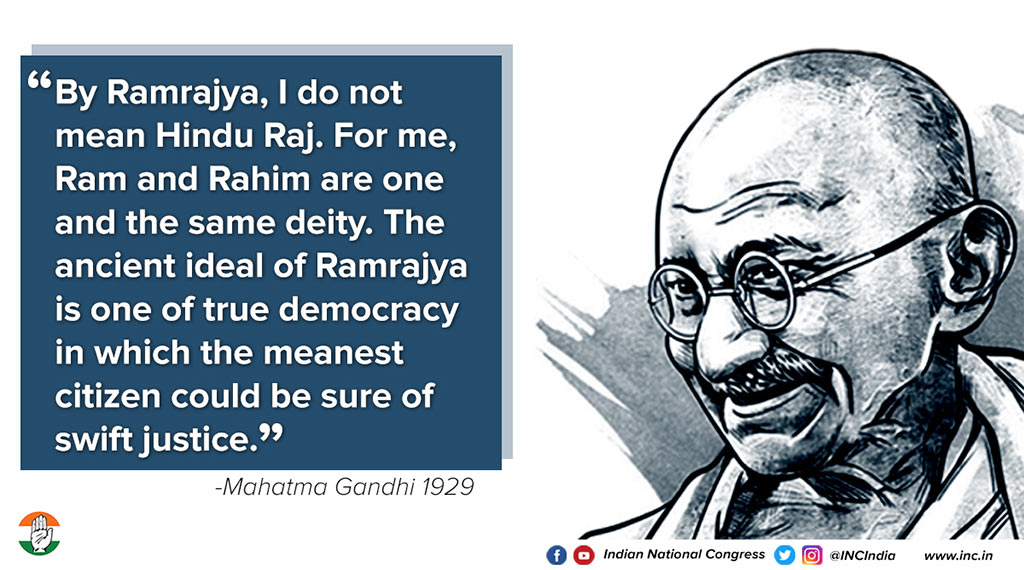 Gandhi's Ramrajya Vs Modi's Ramrajya (Medium)