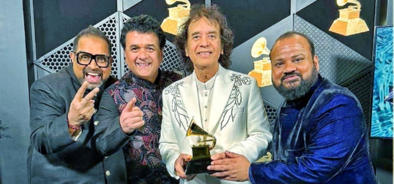 Video Featured Image India Wins BIG At The Grammys As Shankar Mahadevan Zakir Hussain Receive Award