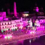 Video Featured Image Night look of ayodhya temple