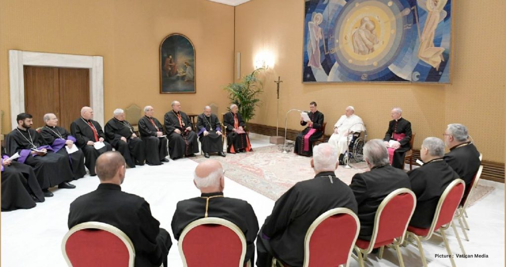 Pope Francis Addresses Armenian Bishops on Pastoral Responsibility and Prayer