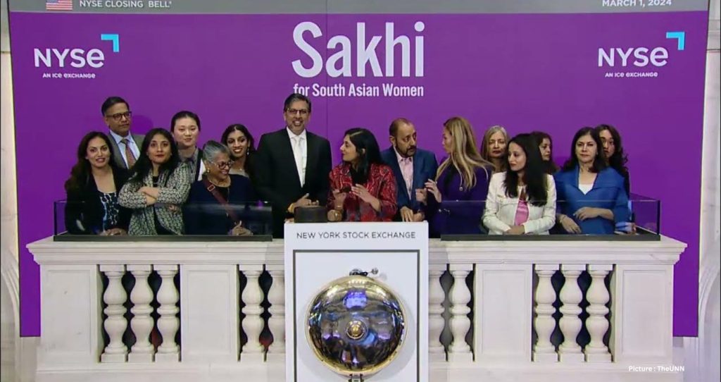 SAKHI Rings Closing Bell At The New York Stock Exchange