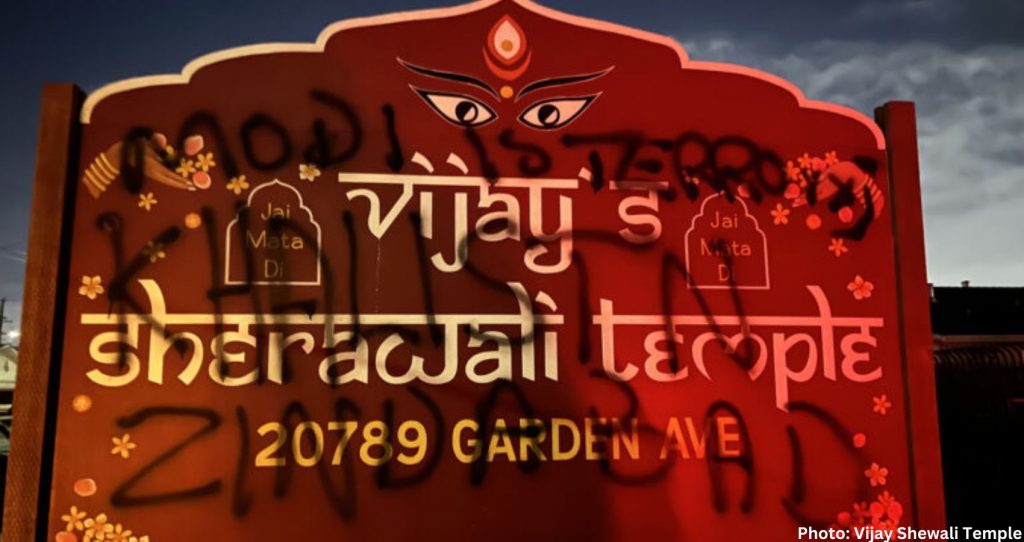 Indian American Lawmakers Urge DOJ To Address ‘Alarming’ Rise Of Hindu Temple Vandalism