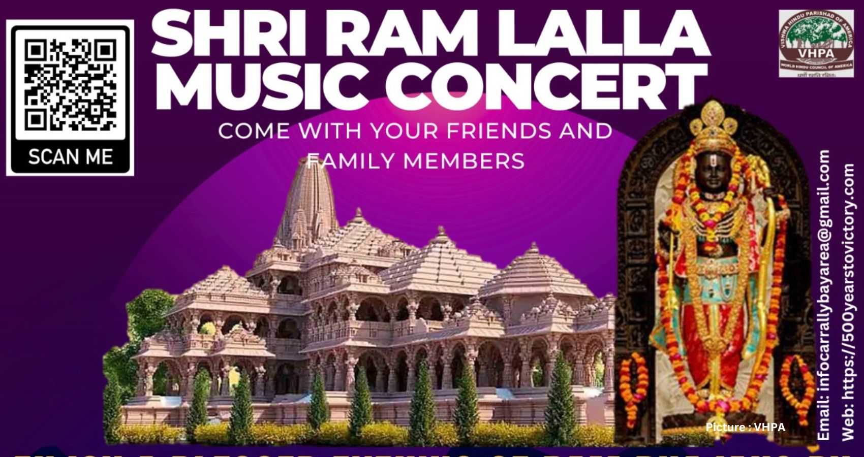First-of-its-kind Ram Lalla Music Concert in the USA