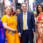 Featured & Cover SAREE GOES GLOBAL CELEBRATING CULTURAL DIVERSITY IN THE HEART OF TIMES SQUARE NEW YORK CITY