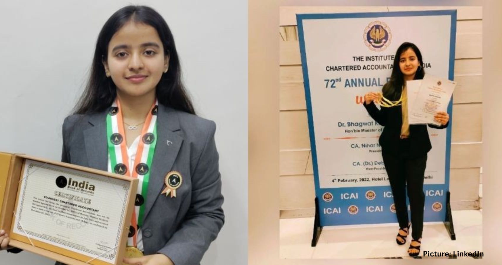 Featured & Cover 19 Year Old Nandini Agrawal Becomes World's Youngest Female Chartered Accountant Sets Guinness World Record