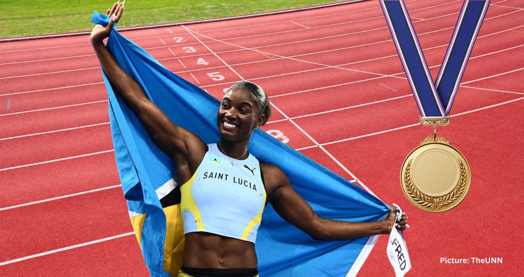 Julien Alfred Claims Historic Gold Medal for St. Lucia in Olympic 100-Meter Final